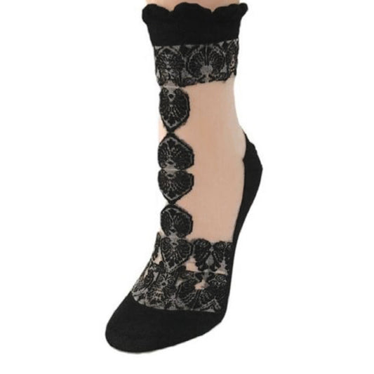 Black Mosaic Socks